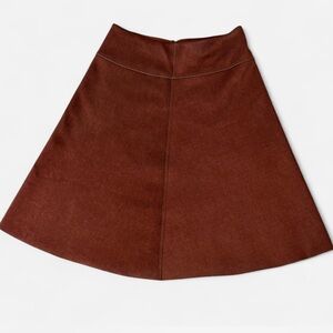 HD in Paris Brown A-Line Skirt